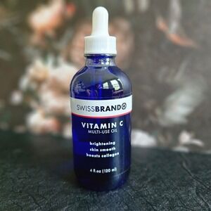Swiss Brand VITAMIN C Multi-Use Oil - NEW SEALED 120ML - Brighten Smooth Boosts